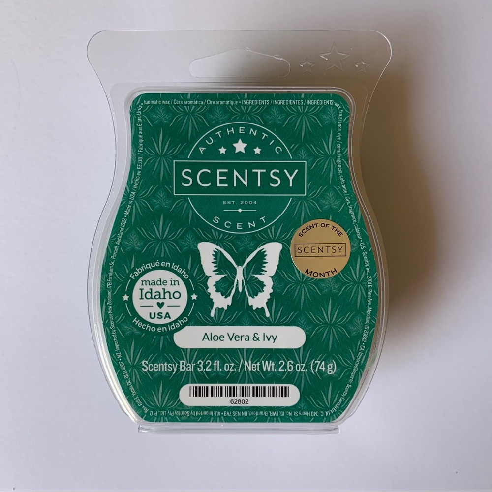 Aloe Water & Ivy Scensty Wax Bar NEW